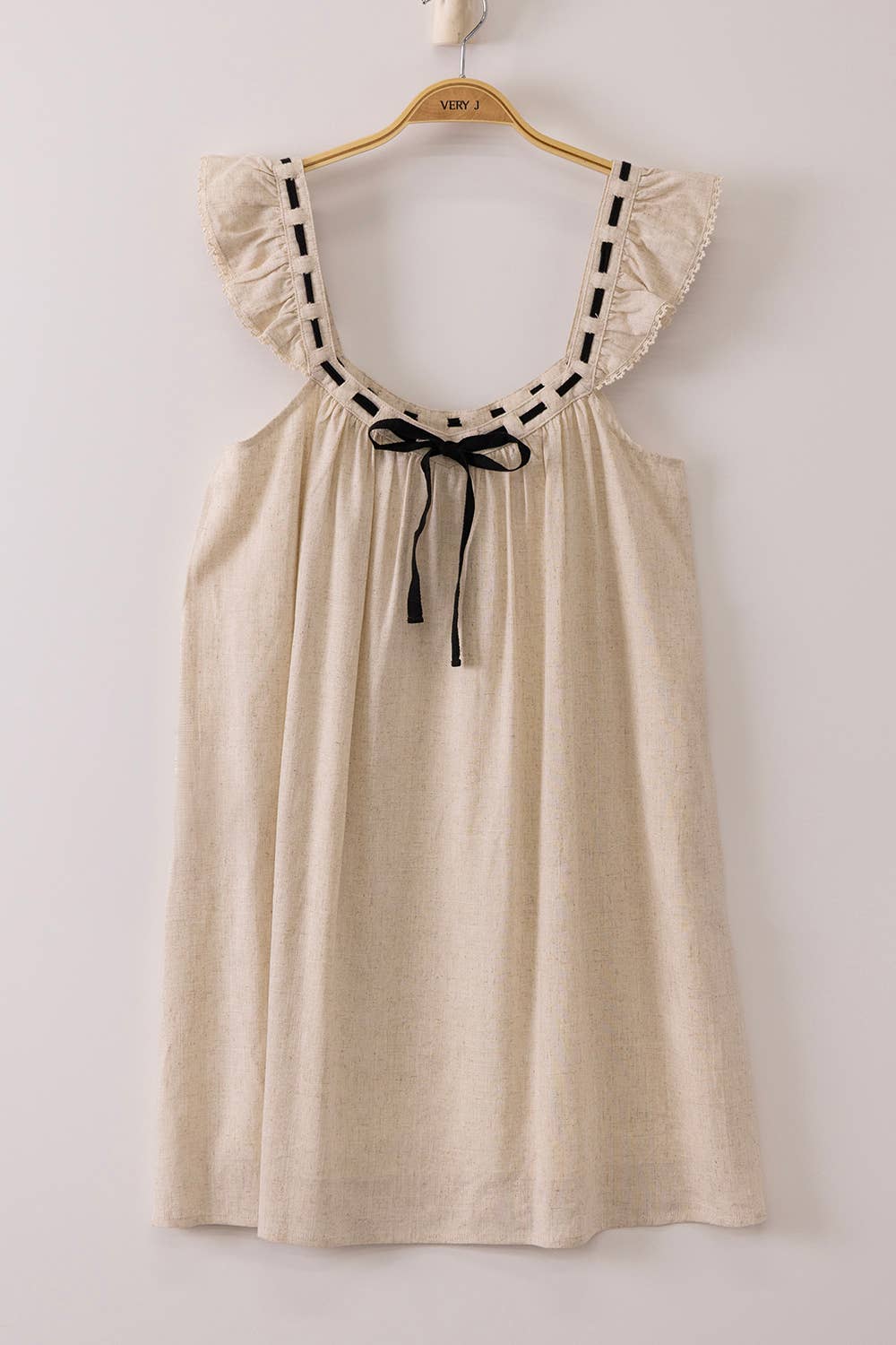 Oatmeal Mini Shift Dress