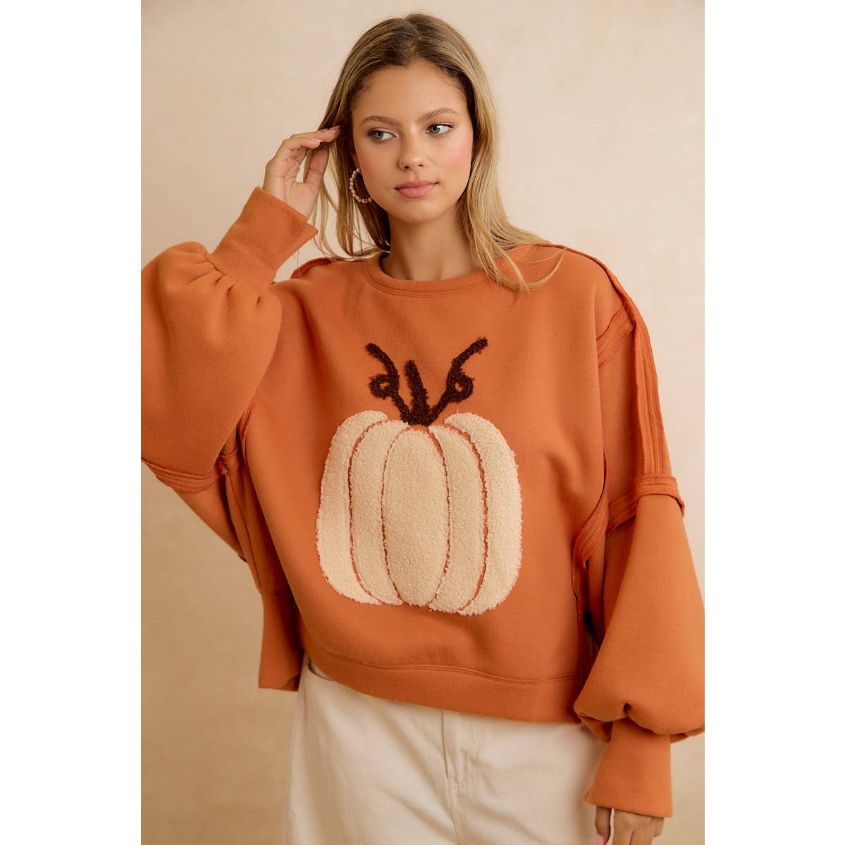 Pumpkin Patch Pullover Sweatshirt
