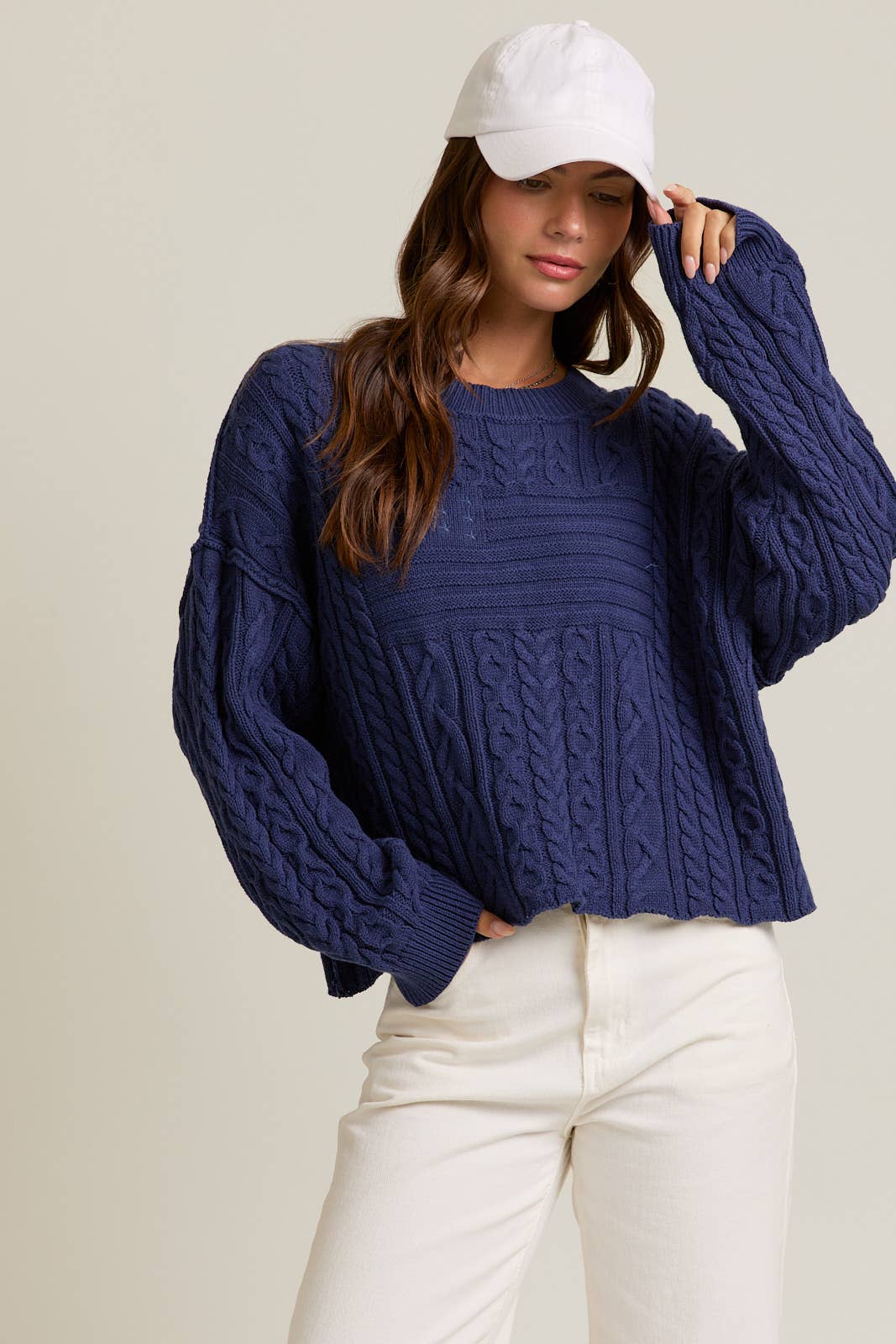 Cozy Red Flag Sweater