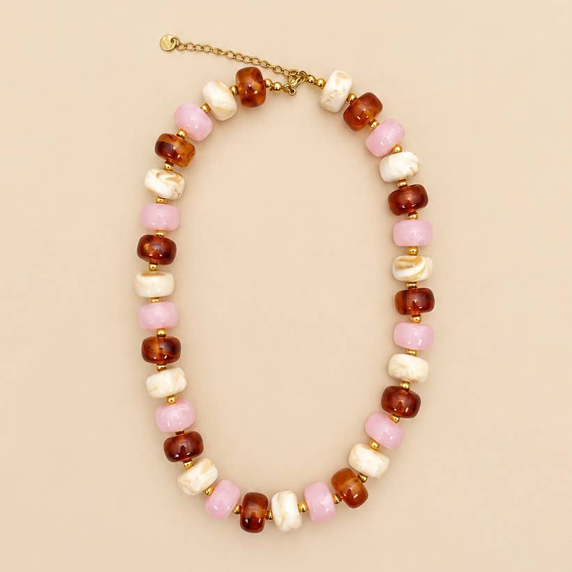 Chunky Multi Beaded Necklace