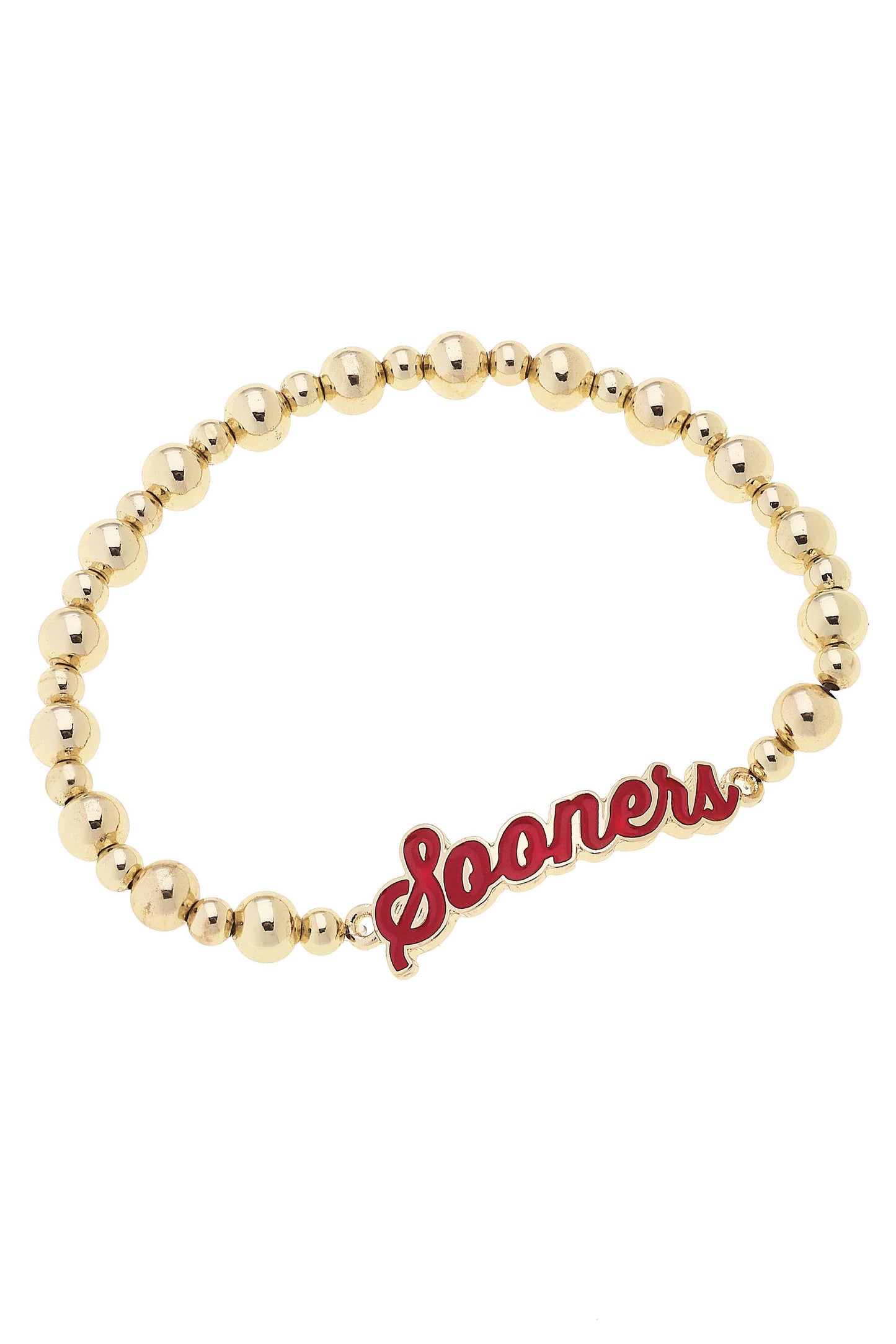 Oklahoma Sooners Enamel Stretch Bracelet