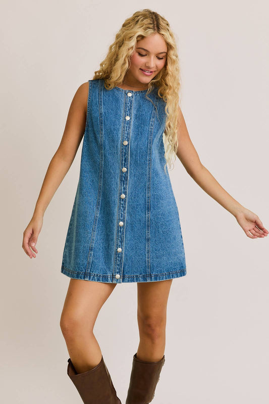 Dare to Love Denim Dress