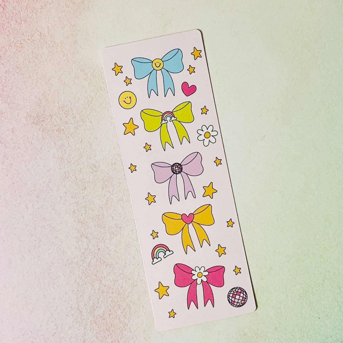 Rainbow Bows Bookmark