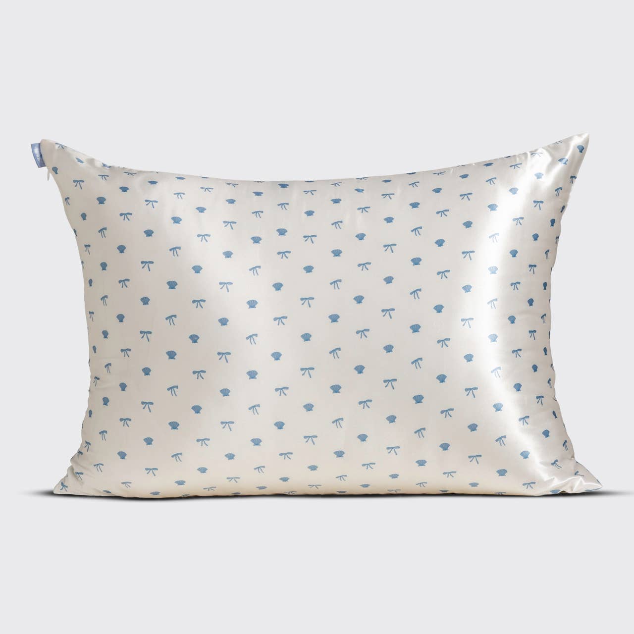 Satin Pillowcase - Coastal Blue Print