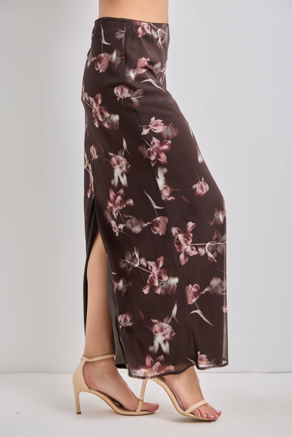 Whimsical Floral Midi Skirt
