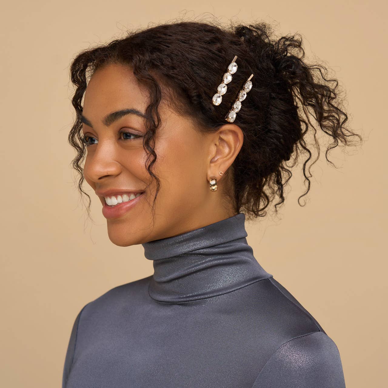 Holiday Gemstone Bobby Pins