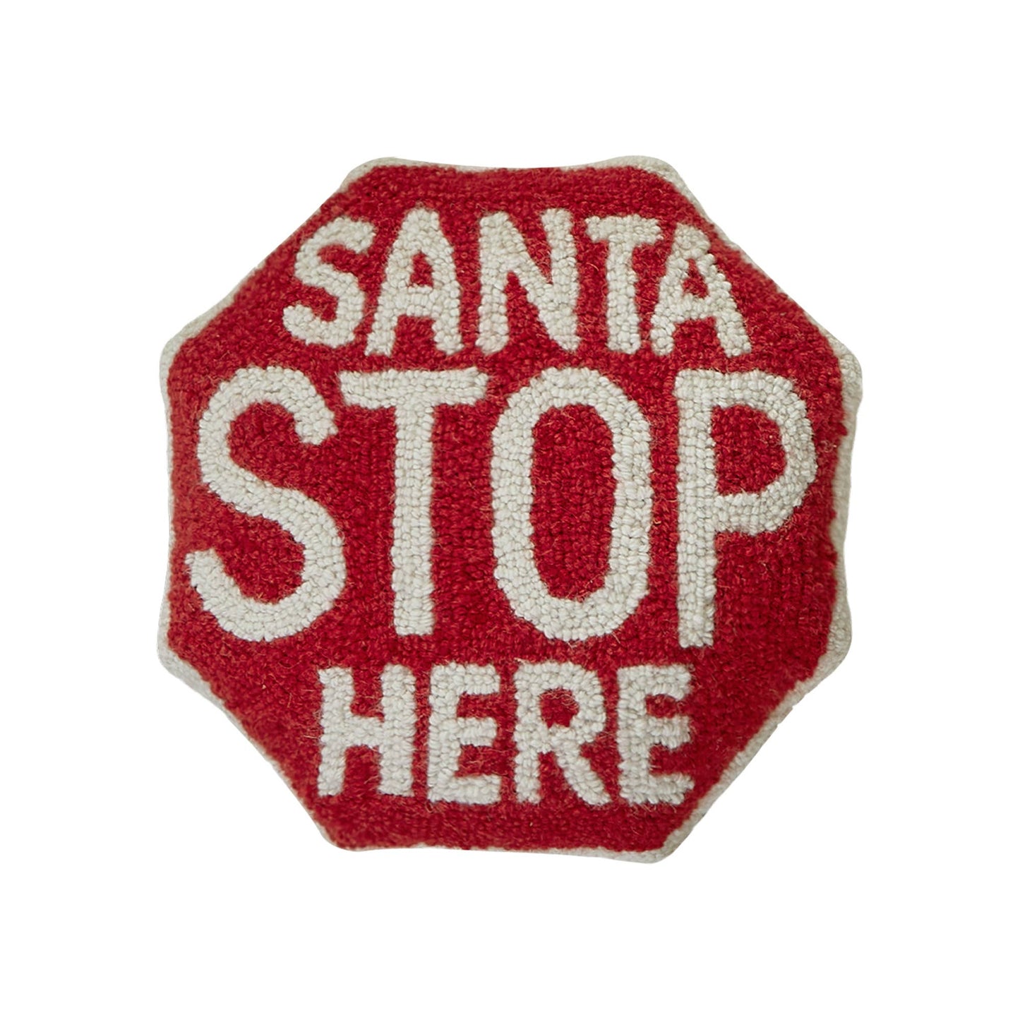 Santa Stop Here Pillow