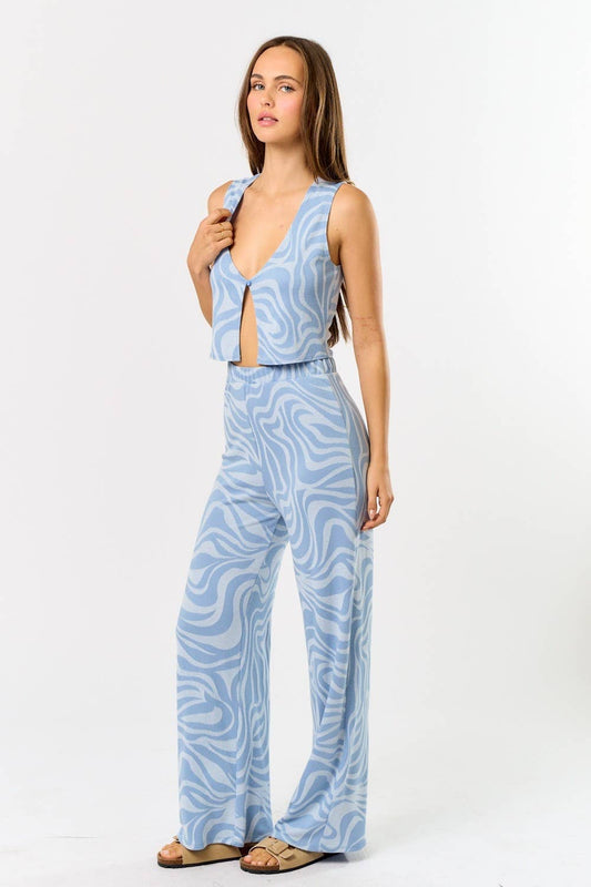 Blue Marble Print Set