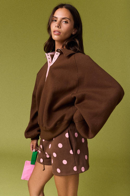 Lila Collared Pullover