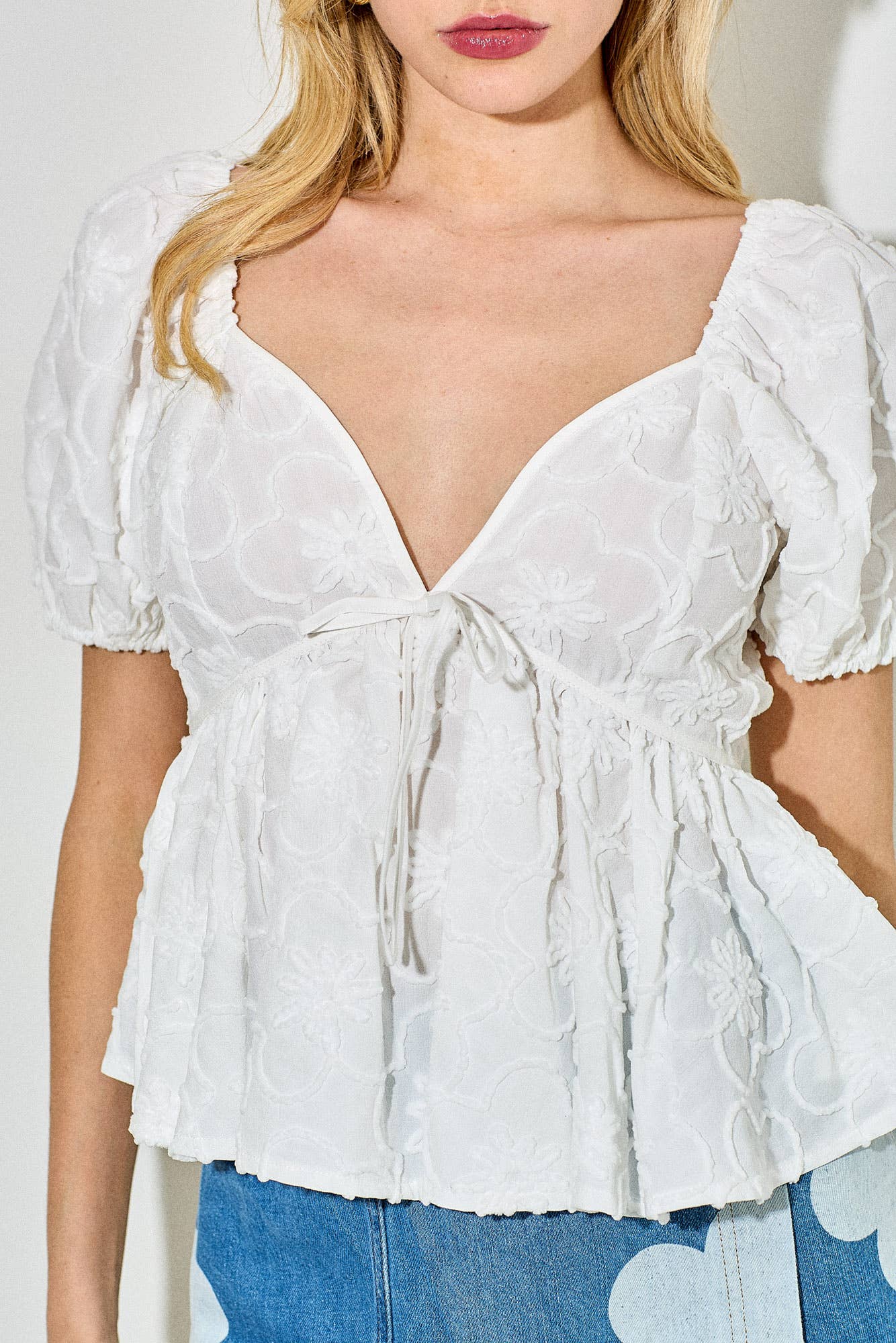 Positano Puff Sleeve Top