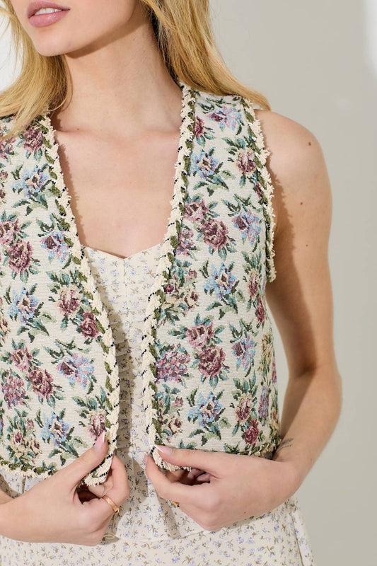 Prairie Print Vest