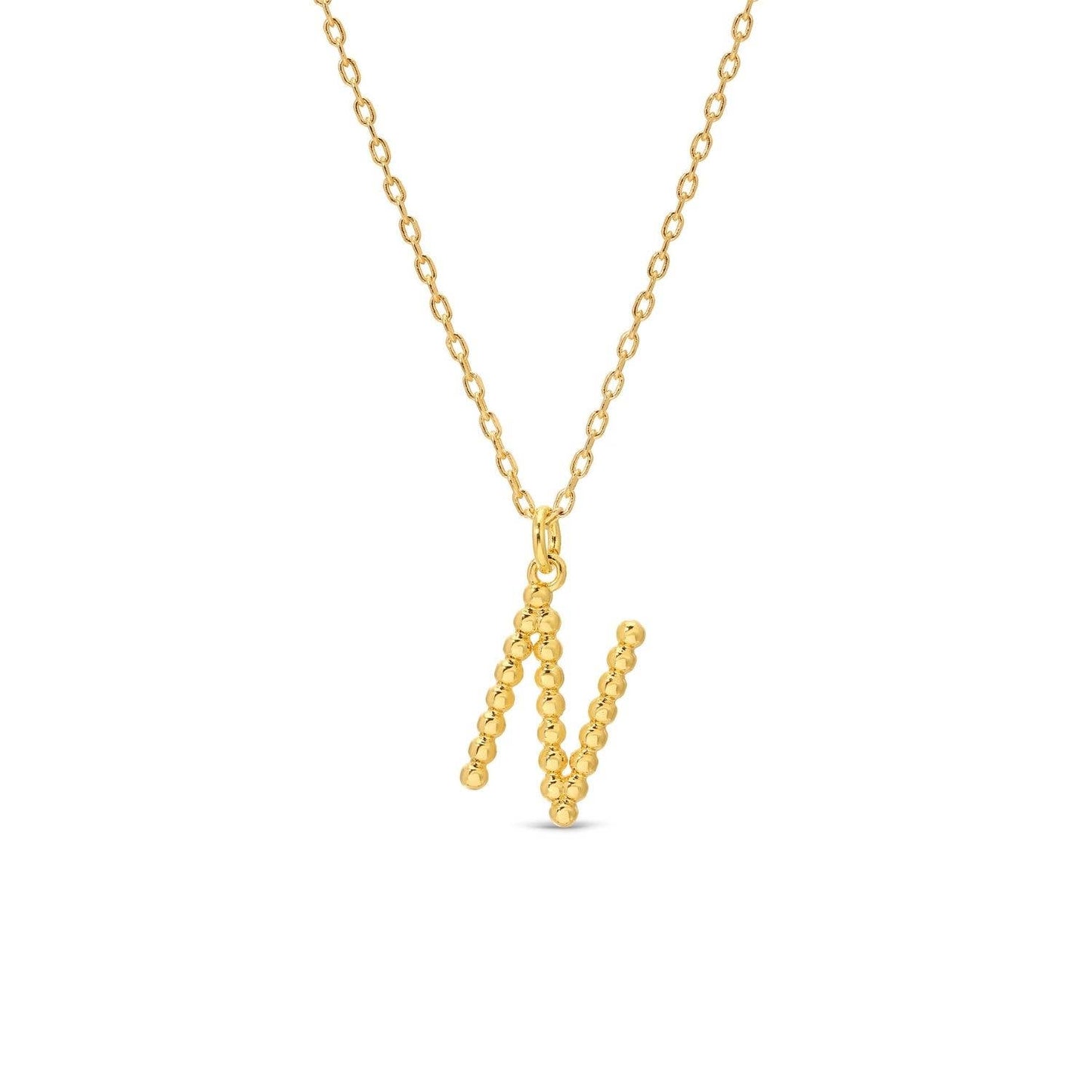 Delicate Gold Initial Pendant