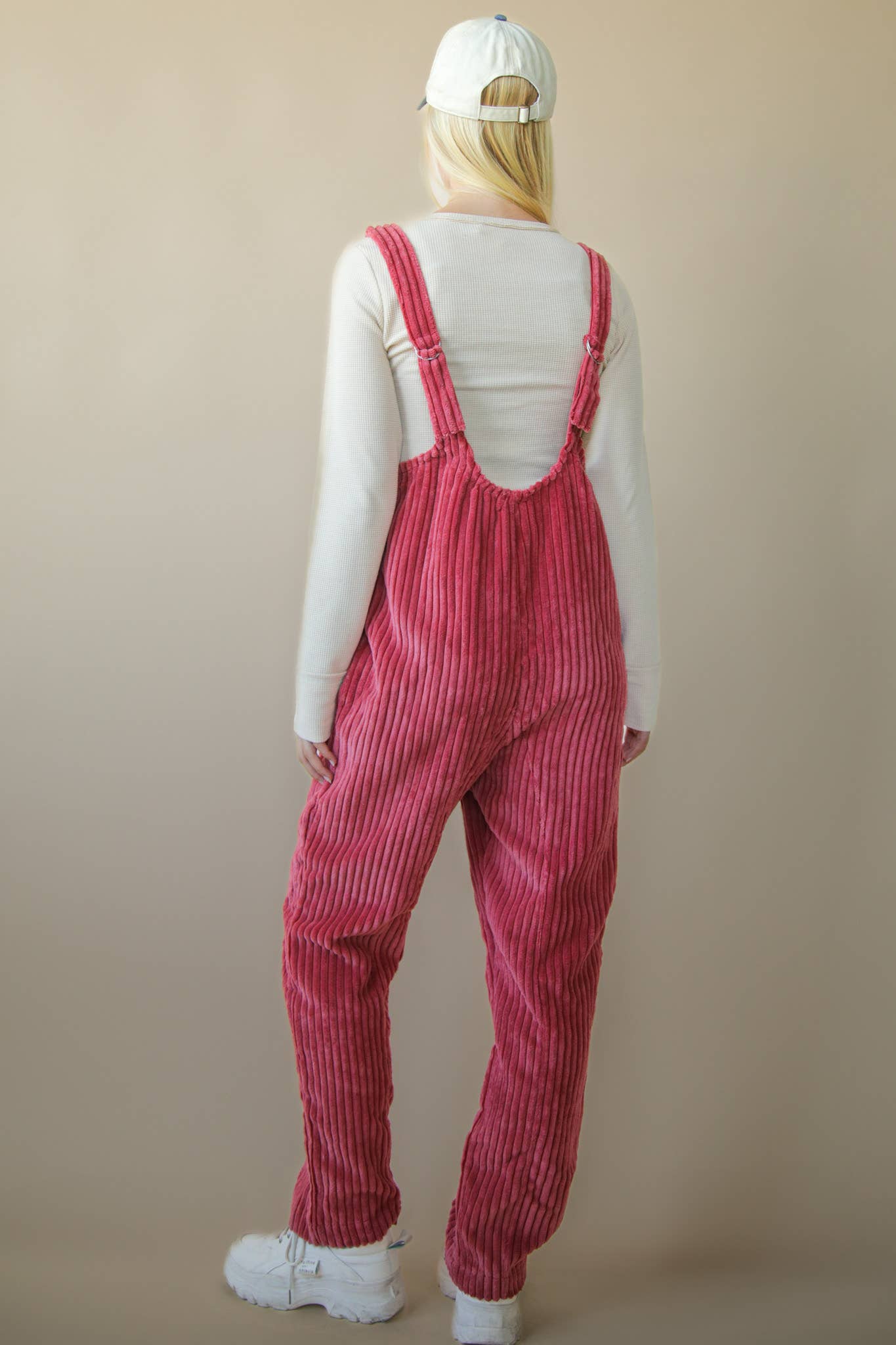 Brick Corduroy Jumpsuit