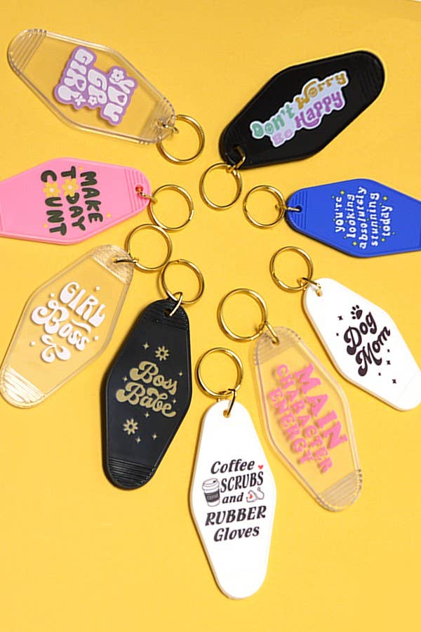 Motel Keychains