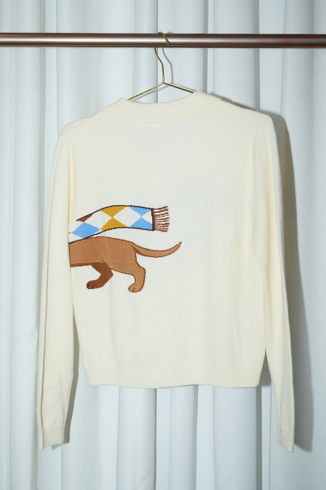 Dachshund Collared Cardigan