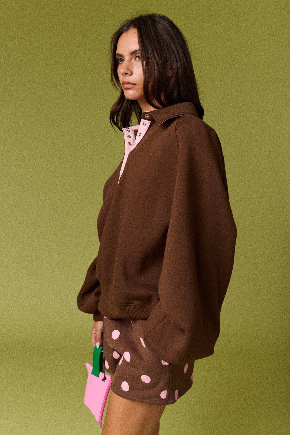 Lila Collared Pullover