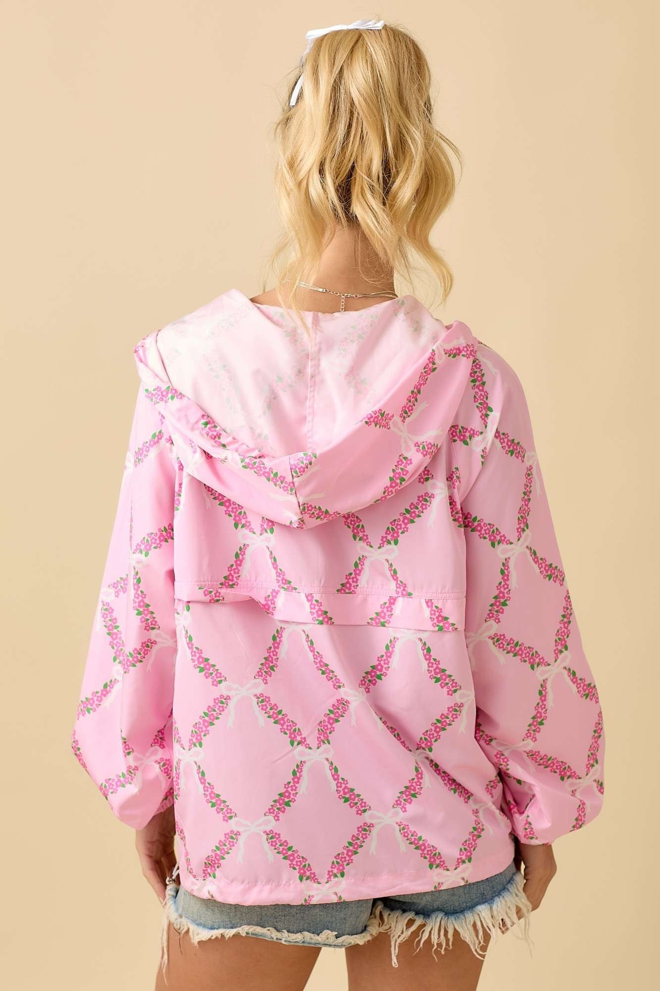 Pink Coquette Windbreaker