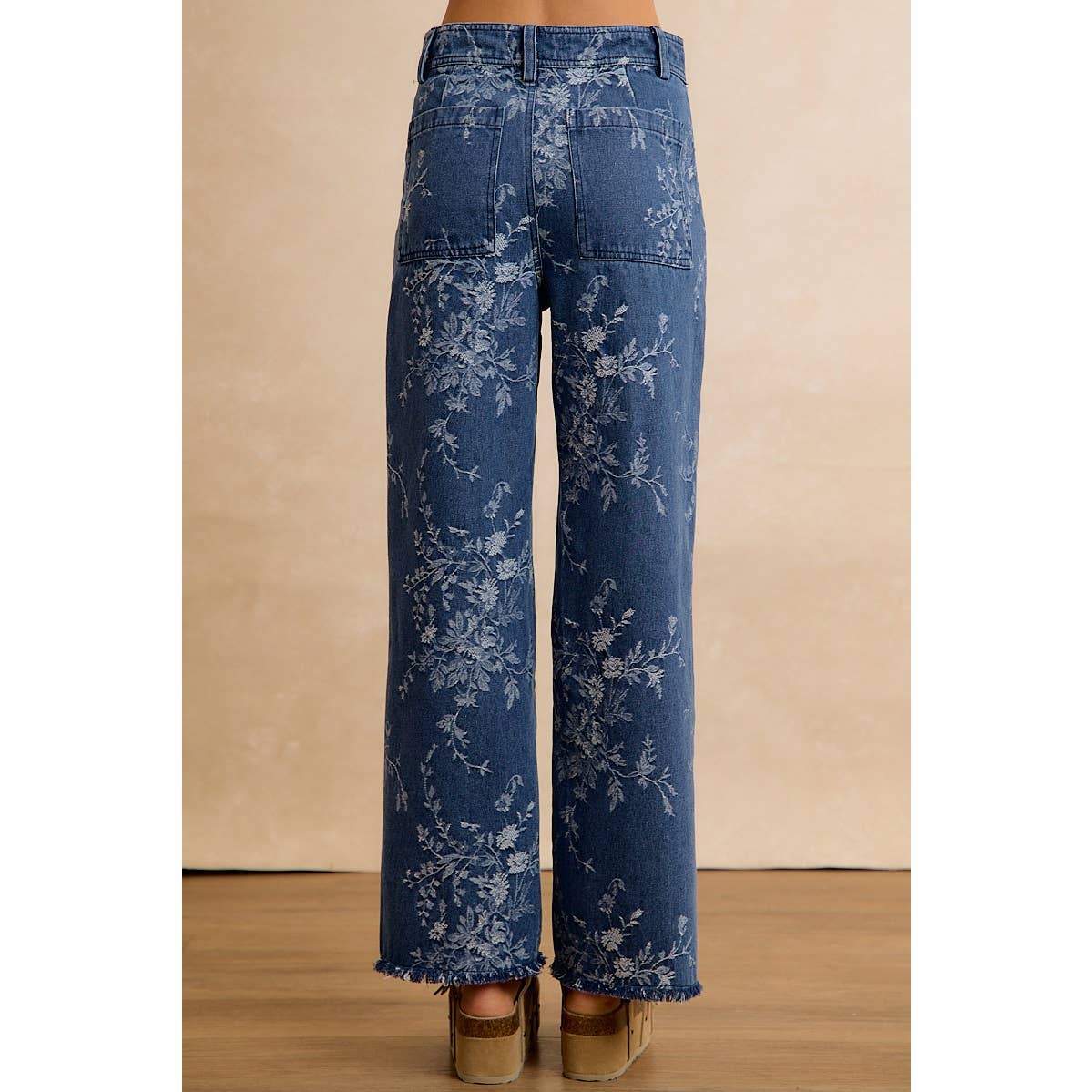 Vintage Vine Wide Leg Jeans