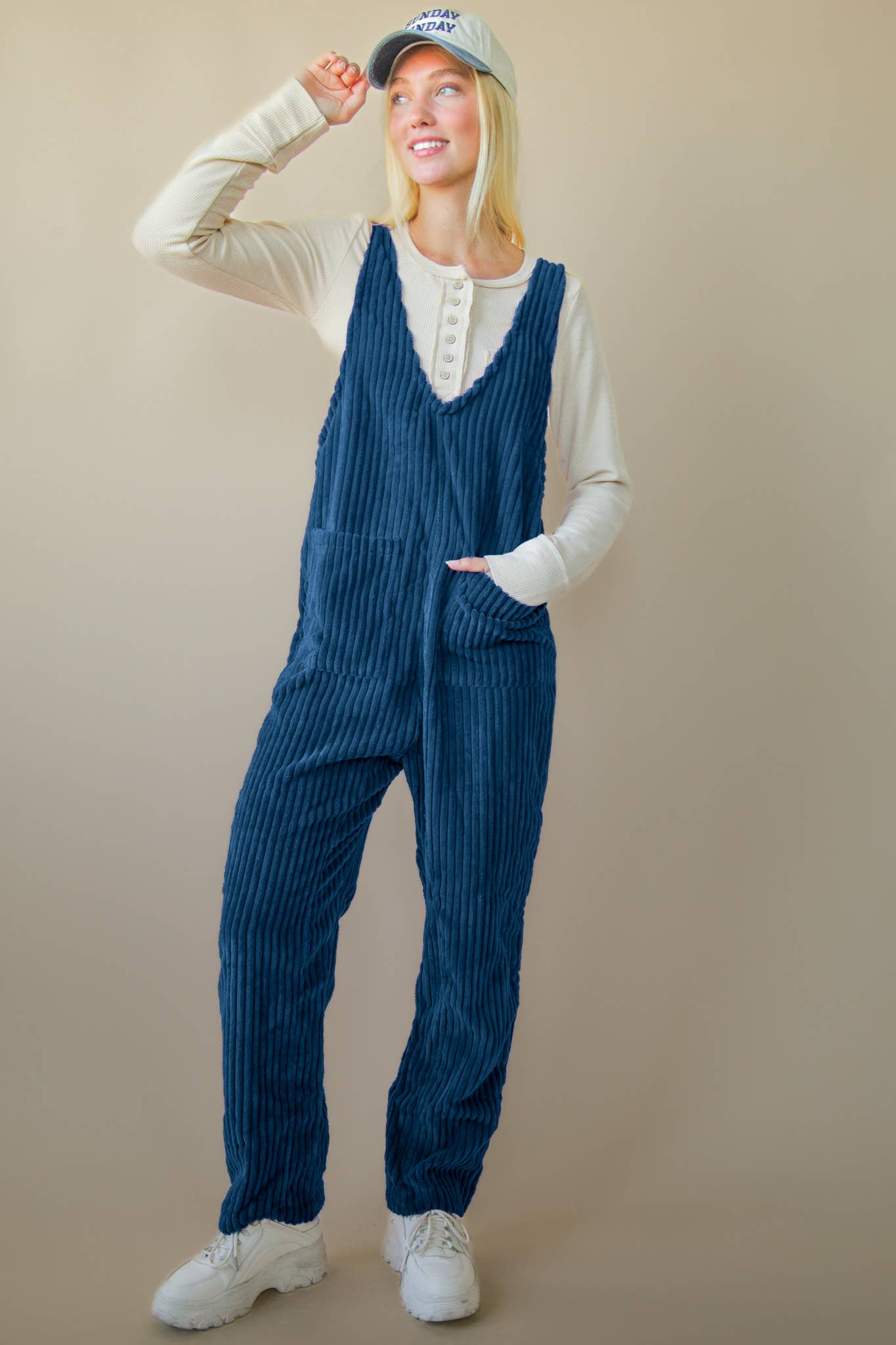 Chocolate Corduroy Jumpsuit