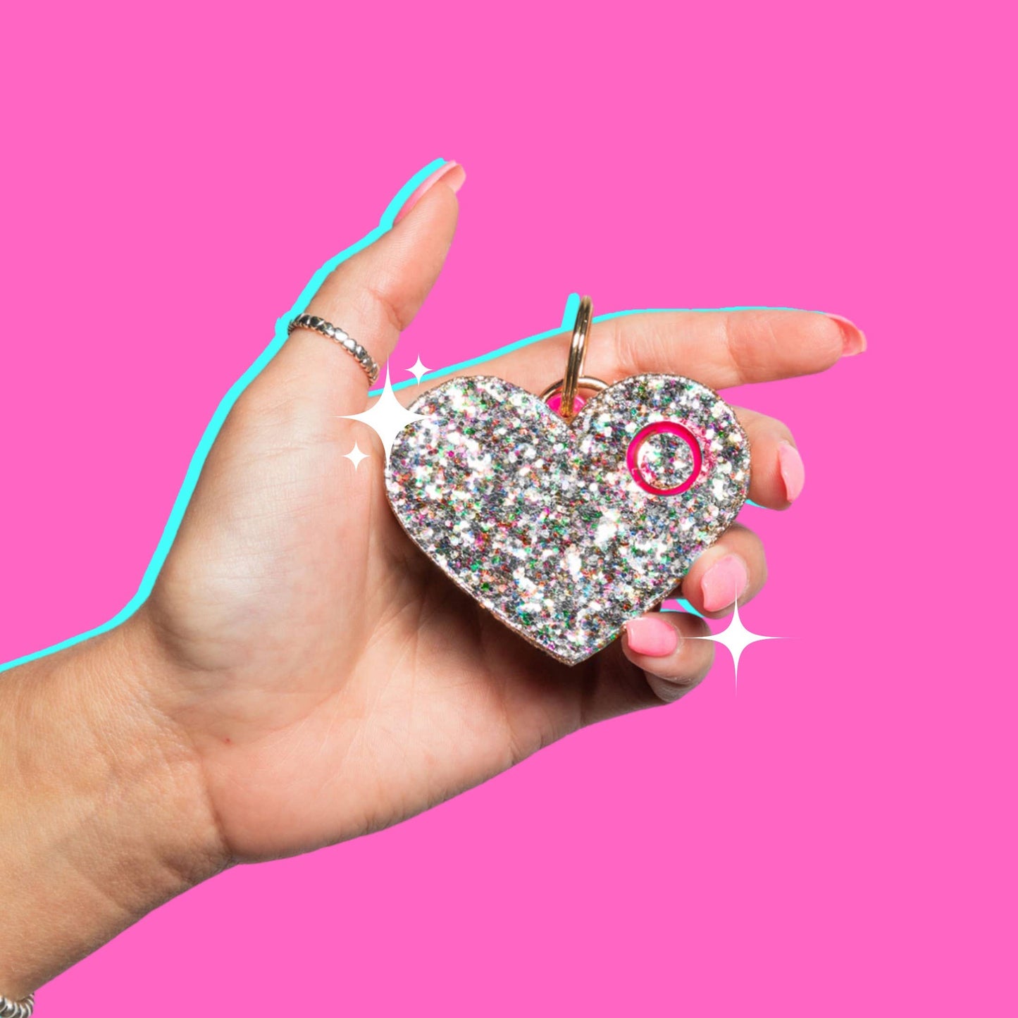 Heart Safety Alarm - Glitter