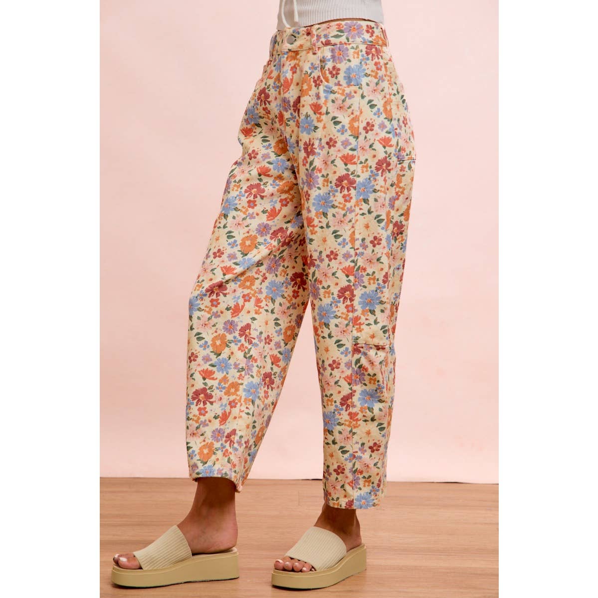 Prairie Petal Barrel Pants