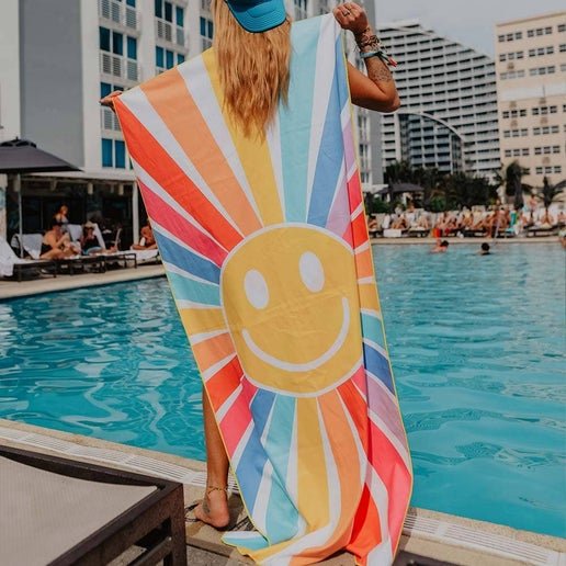 Happy Sunshine Beach Towel